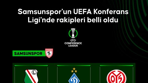 Samsunspor'un UEFA Konferans Ligi'nde rakipleri belli oldu