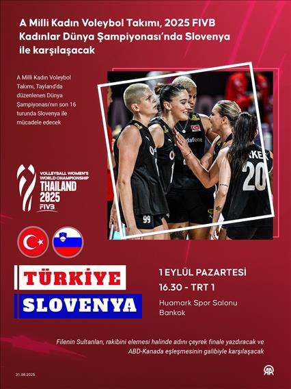 A Milli Kadın Voleybol Takımı, Slovenya ile karşılaşacak