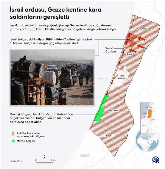 İsrail ordusu, Gazze kentine kara saldırılarını genişletti
