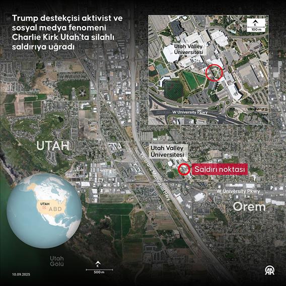 Trump destekçisi aktivist ve sosyal medya fenomeni Charlie Kirk Utah'ta silahlı saldırıya uğradı