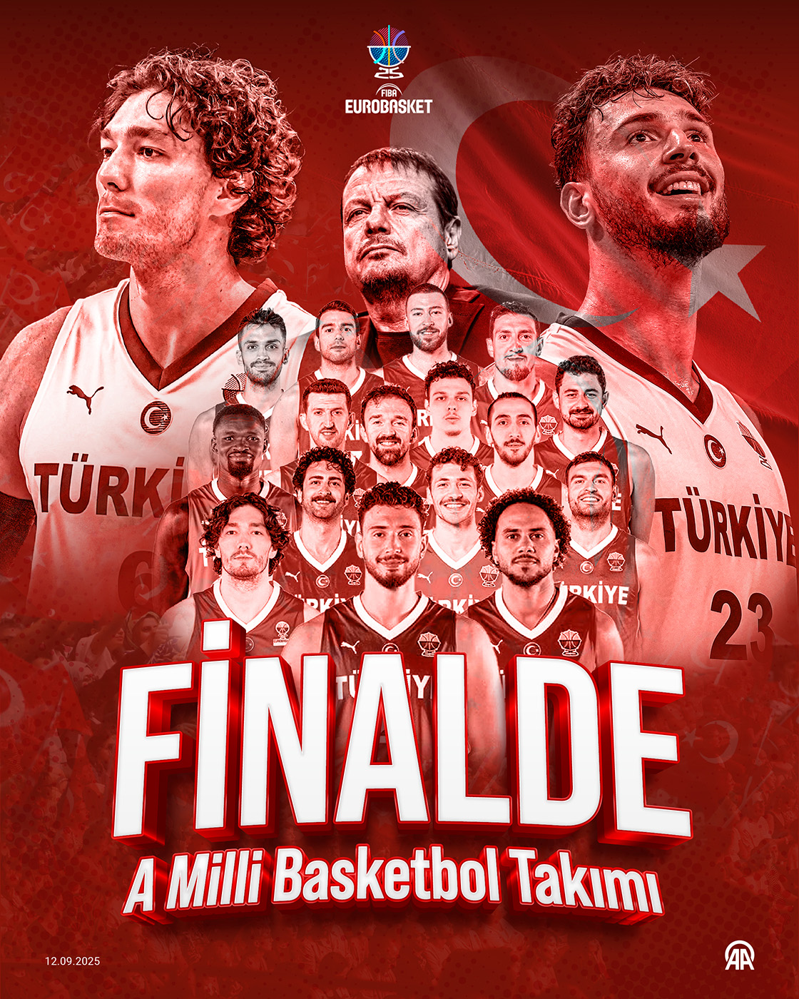 A Milli Basketbol Takımı, EuroBasket 2025'te finalde