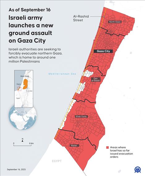 Israeli army launches a new ground assault on Gaza City