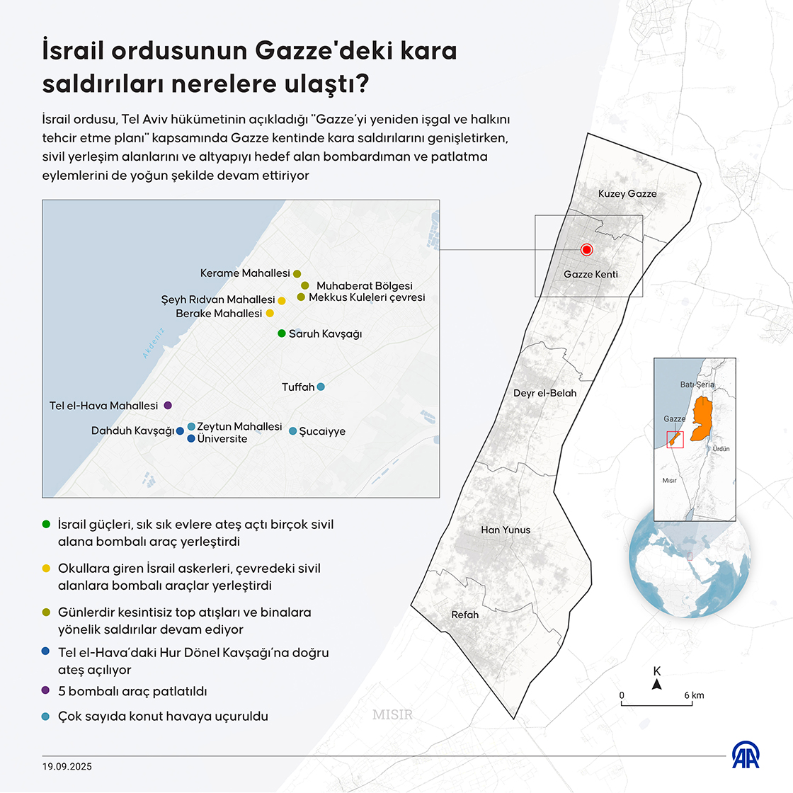 İsrail ordusunun Gazze'deki kara saldırıları nerelere ulaştı?