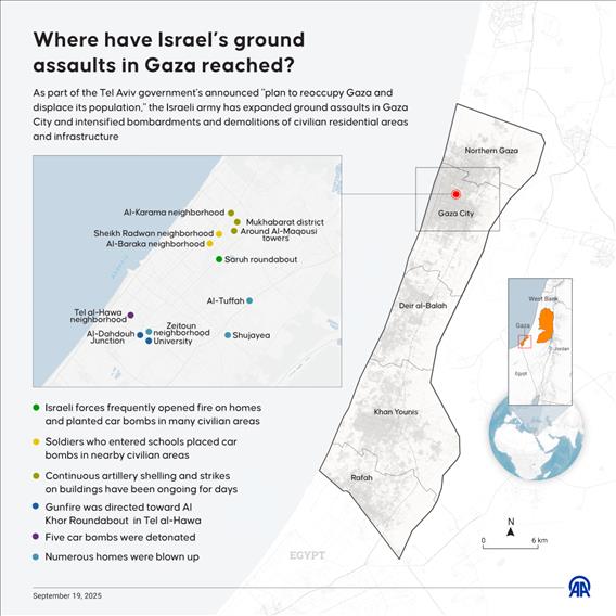 Where have Israel’s ground assaults in Gaza reached?