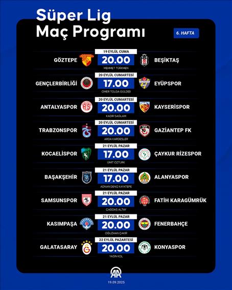 Süper Lig Maç Programı