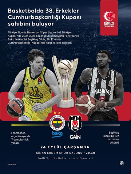 Basketbolda 38. Erkekler Cumhurbaşkanlığı Kupası sahibini buluyor