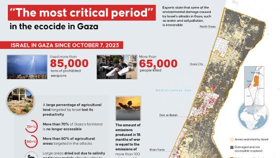 The most critical period” in the ecocide in Gaza