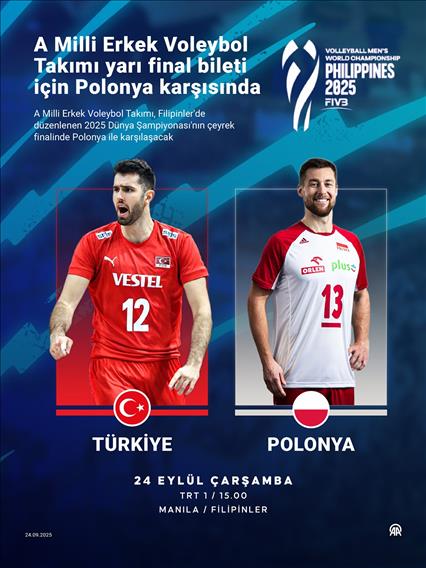 A Milli Erkek Voleybol Takımı'nın rakibi Polonya