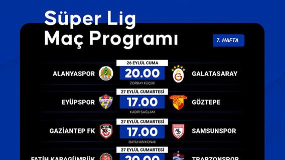 Süper Lig Maç Programı