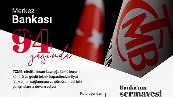 Merkez Bankası 94 yaşında