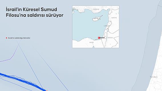 İsrail'in Küresel Sumud Filosu'na saldırısı sürüyor