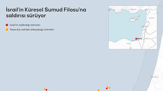 İsrail'in Küresel Sumud Filosu'na saldırısı sürüyor