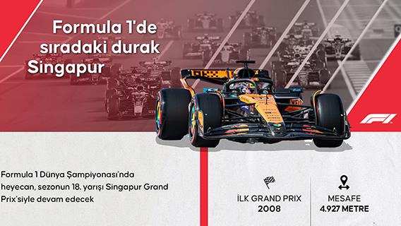 Formula 1'de sıradaki durak Singapur