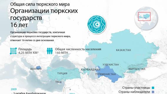 Организации тюркских государств 16 лет 
