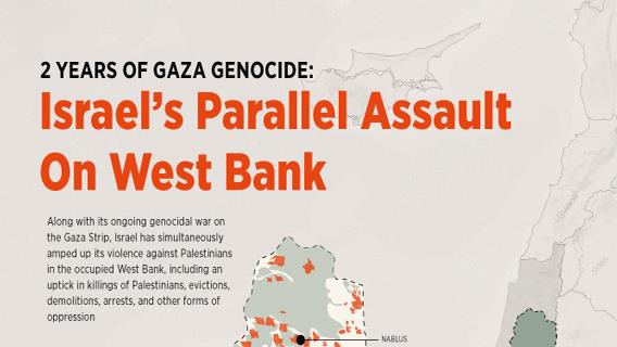 📍 2 years of Gaza genocide: Israel’s parallel assault on West Bank