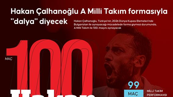 Hakan Çalhanoğlu, A Milli Takım formasıyla "dalya" diyecek