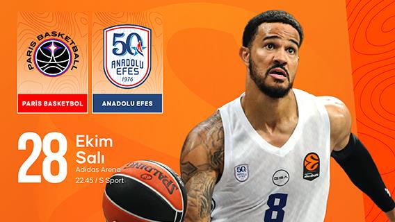 Anadolu Efes, Paris Basketbol'un konuğu olacak