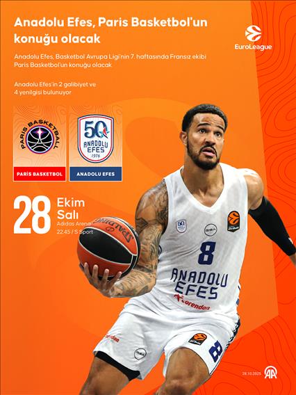 Anadolu Efes, Paris Basketbol'un konuğu olacak