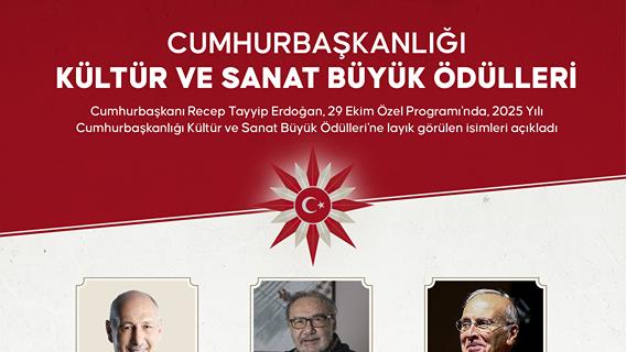 Cumhurbaşkanı Erdoğan, Cumhurbaşkanlığı Kültür ve Sanat Büyük Ödülleri'nin sahiplerini açıkladı