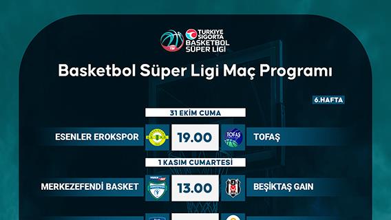 Basketbol Süper Ligi Maç Programı