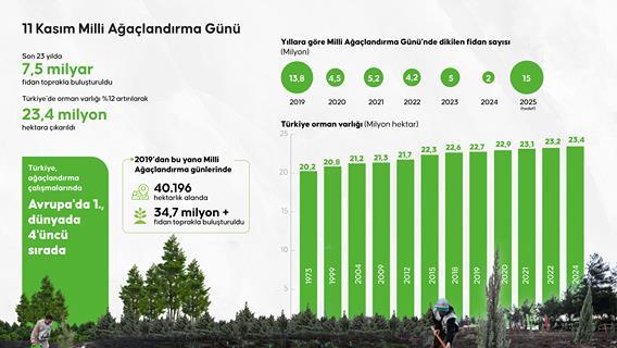 11 Kasım Milli Ağaçlandırma Günü