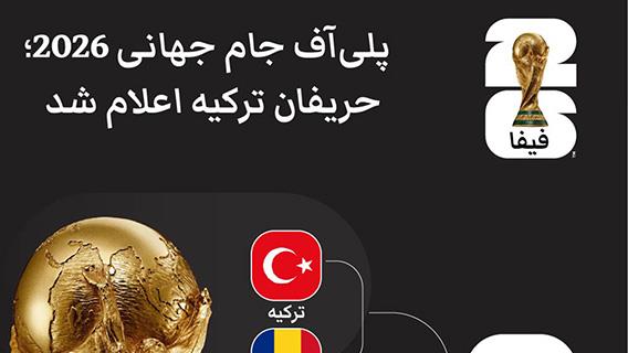   پلی‌آف جام جهانی 2026؛حریفان ترکیه اعلام شد