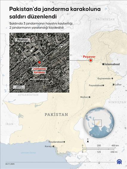 Pakistan'da jandarma karakoluna saldırı düzenlendi