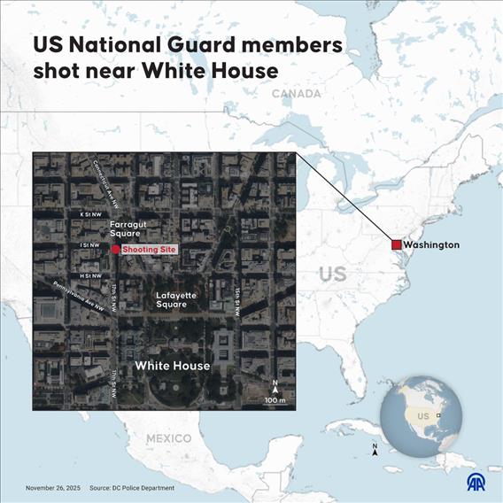 US National Guard members shot near White House