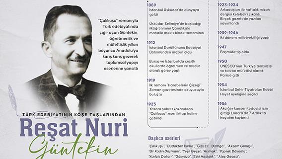 Türk edebiyatının köşe taşlarından Reşat Nuri Güntekin