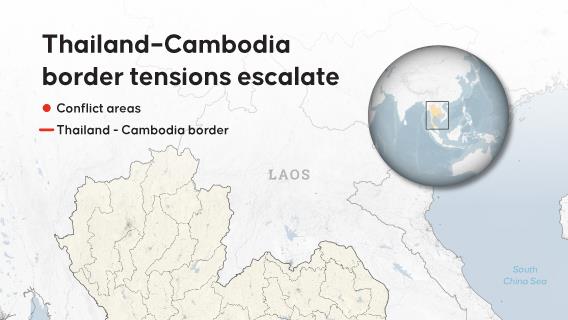 Thailand–Cambodia border tensions escalate