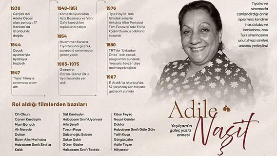 Yeşilçam'ın güleç yüzlü annesi: Adile Naşit