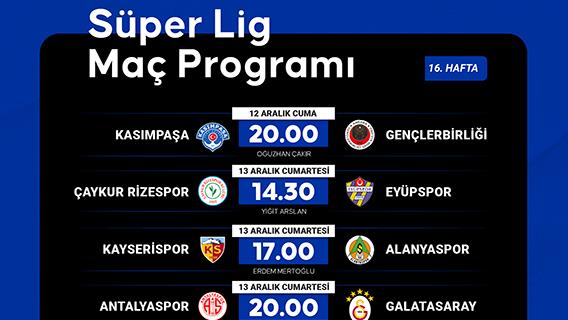 Süper Lig Maç Programı