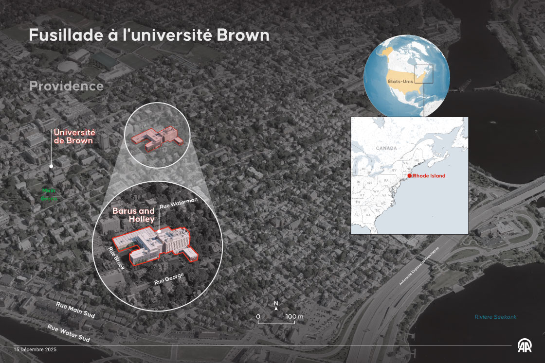 Un suspect arrêté après la fusillade à l’université Brown en Providence