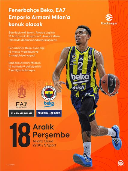 Fenerbahçe Beko, EA7 Emporio Armani Milan'a konuk olacak
