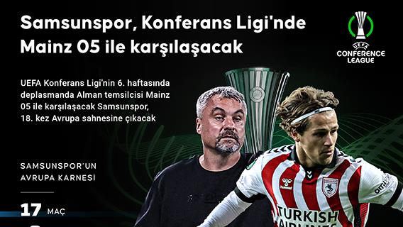 Samsunspor, Konferans Ligi'nde Mainz 05 ile karşılaşacak