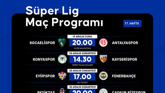 Süper Lig Maç Programı