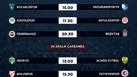 Ziraat Türkiye Kupası'nda grup etabı maç programı