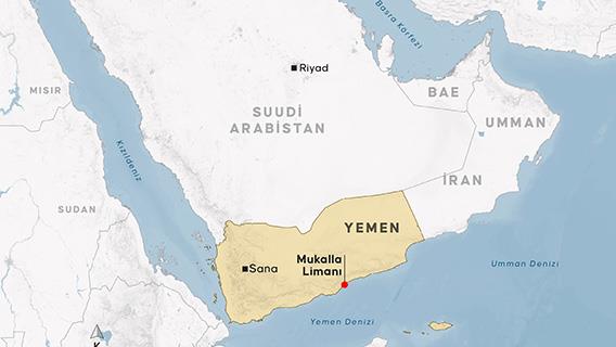 Arap Koalisyonu: Yemen'deki Mukalla Limanı'nda bazı silahları ve savaş araçlarını hedef aldık