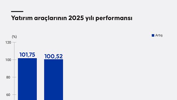 Yatırım araçlarının 2025 yılı performansı