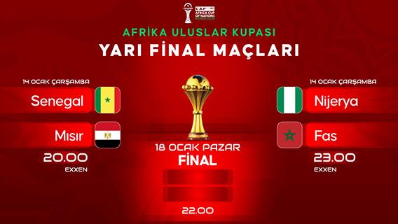 Afrika Uluslar Kupası yarı final maçları