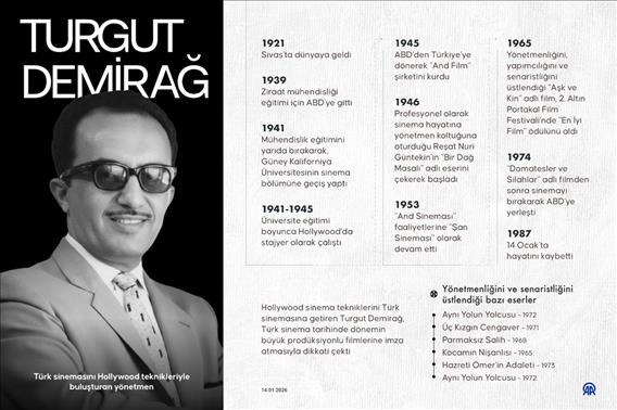 Türk sinemasını Hollywood teknikleriyle buluşturan yönetmen: Turgut Demirağ