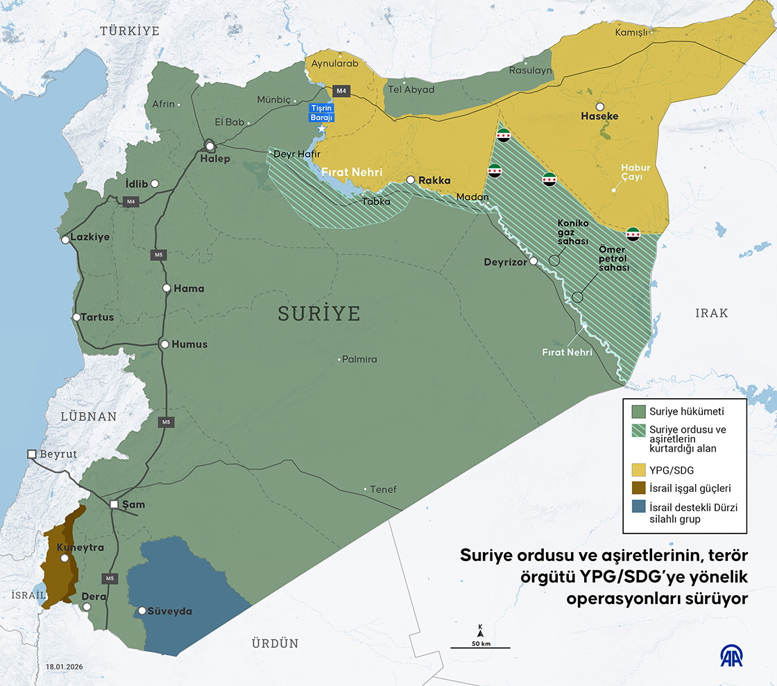 Aşiretler, Suriye'nin Deyrizor ilini terör örgütü YPG/SDG’den tamamen kurtardı