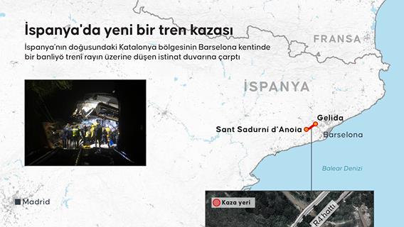İspanya'da yeni bir tren kazası meydana geldi