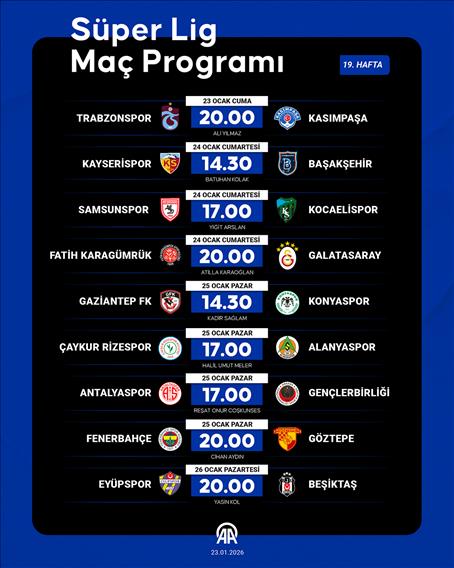 Süper Lig Maç Programı