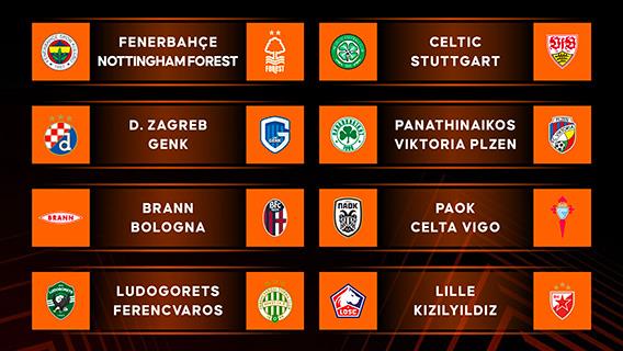 UEFA Avrupa Ligi'nde son 16 play-off turu kuraları çekildi