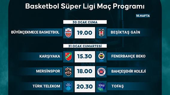 Basketbol Süper Ligi Maç Programı