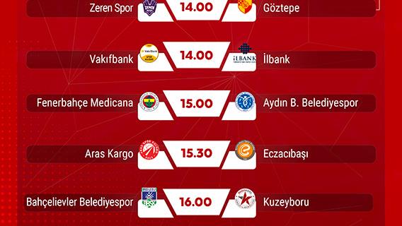 Voleybol Sultanlar Ligi Programı