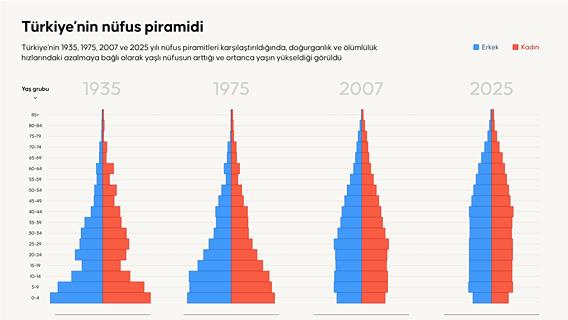 Türkiye’nin nüfus piramidi