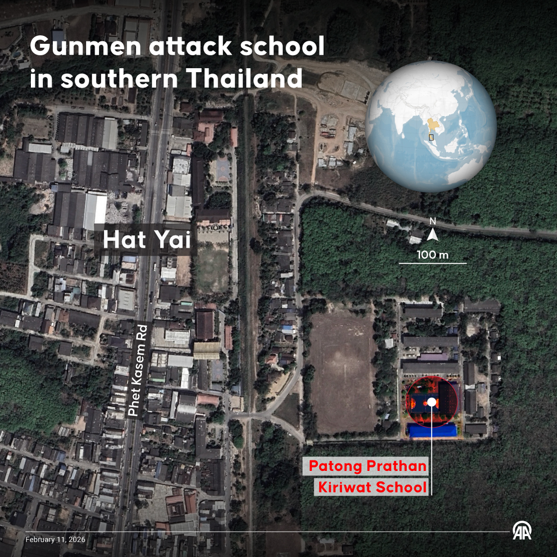 Gunmen attack school in southern Thailand