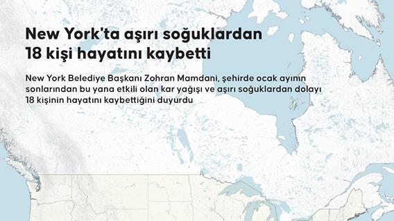 New York'ta aşırı soğuklardan 18 kişi hayatını kaybetti